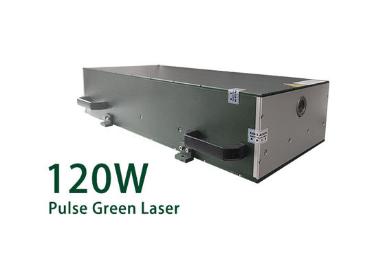 Çizim işaretlemesi kazıması için 120W Tek Patlamalı Nanosekondlu Yeşil Elyaf Lazer